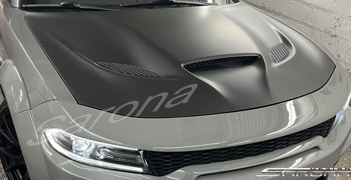 Custom Dodge Charger  Sedan Hood (2015 - 2023) - $1290.00 (Part #DG-027-HD)